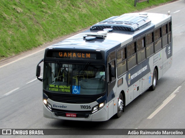 São Dimas Transportes 11026 na cidade de Belo Horizonte, Minas Gerais, Brasil, por Adão Raimundo Marcelino. ID da foto: 6442318.