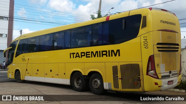 Viação Itapemirim 60041 na cidade de Teresina, Piauí, Brasil, por Lucivanildo Carvalho. ID da foto: 6442882.