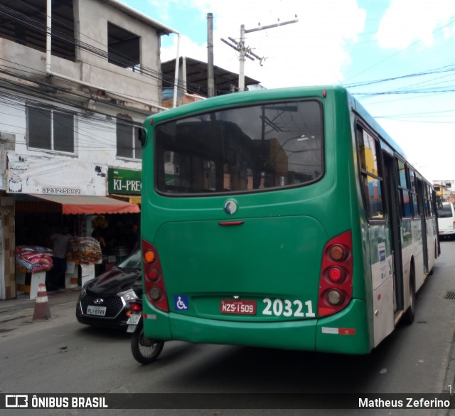 OT Trans - Ótima Salvador Transportes 20321 na cidade de Salvador, Bahia, Brasil, por Matheus Zeferino. ID da foto: 6442870.