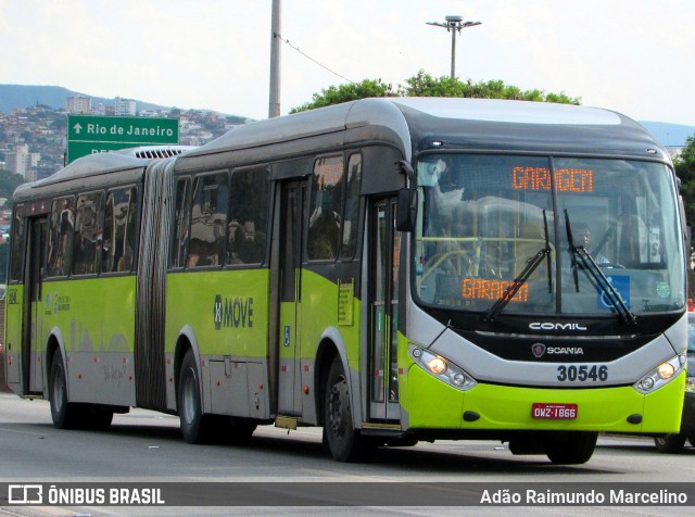 Bettania Ônibus 30546 na cidade de Belo Horizonte, Minas Gerais, Brasil, por Adão Raimundo Marcelino. ID da foto: 6444989.