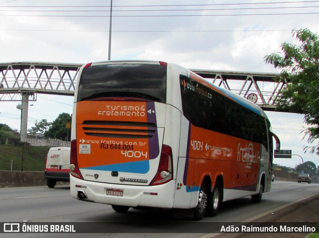 FretBus Fretamento e Turismo 4004 na cidade de Belo Horizonte, Minas Gerais, Brasil, por Adão Raimundo Marcelino. ID da foto: 6444888.