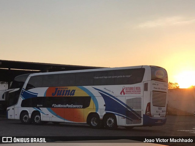 Viação Juína 1501 na cidade de Cuiabá, Mato Grosso, Brasil, por Joao Victor Machhado. Número da foto: #6443334.