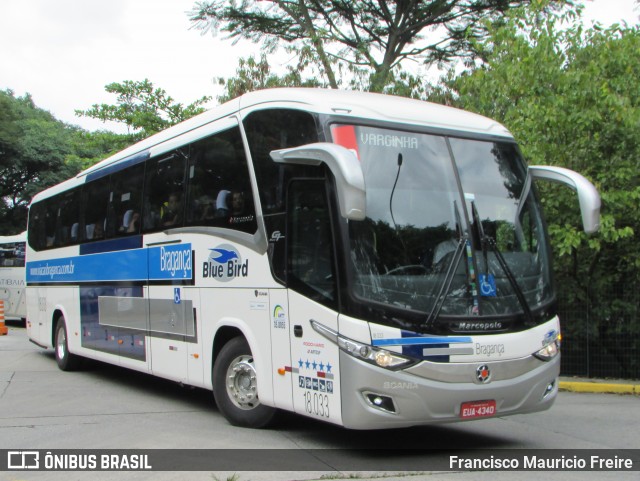 Auto Viação Bragança 18.033 na cidade de São Paulo, São Paulo, Brasil, por Francisco Mauricio Freire. Número da foto: #6444782.