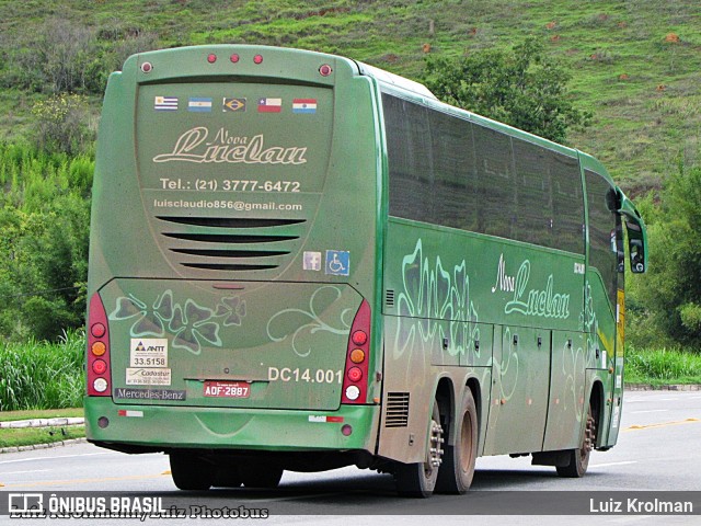 Nova Luclau DC 14.001 na cidade de Juiz de Fora, Minas Gerais, Brasil, por Luiz Krolman. ID da foto: 6442769.