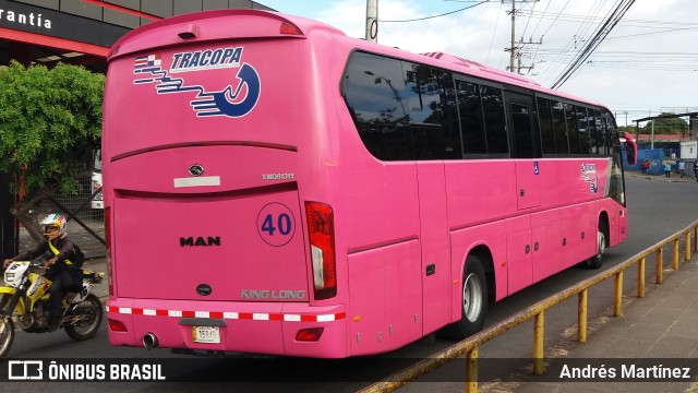 TRACOPA - Transportes Costarricenses Panameños 40 na cidade de Costa Rica, Mato Grosso do Sul, Brasil, por Andrés Martínez Rodríguez. ID da foto: 6444929.