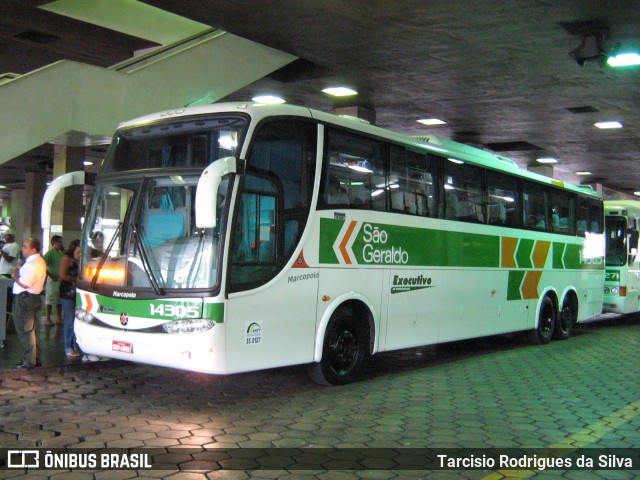 Cia. São Geraldo de Viação 14305 na cidade de Belo Horizonte, Minas Gerais, Brasil, por Tarcisio Rodrigues da Silva. ID da foto: 6444990.