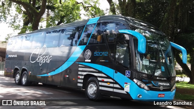 Empresa de Ônibus Nossa Senhora da Penha 52012 na cidade de Curitiba, Paraná, Brasil, por Leandro Sanchez. ID da foto: 6443807.