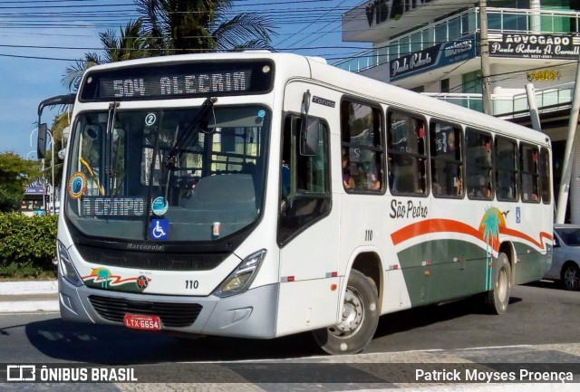 Viação São Pedro da Aldeia 110 na cidade de São Pedro da Aldeia, Rio de Janeiro, Brasil, por Patrick Moyses Proença. ID da foto: 6442798.