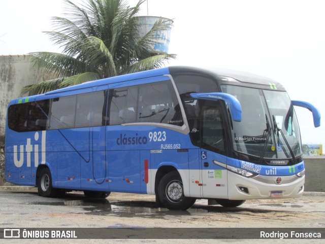 UTIL - União Transporte Interestadual de Luxo 9823 na cidade de Maceió, Alagoas, Brasil, por Rodrigo Fonseca. ID da foto: 6444007.