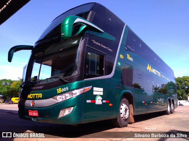 Viação Motta 18005 na cidade de Cuiabá, Mato Grosso, Brasil, por Silvano Barboza da Silva. Número da foto: #6443170.