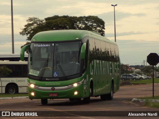 Auto Viação Catarinense 3459 na cidade de Cascavel, Paraná, Brasil, por Alexandre Rodrigo. Número da foto: #6446266.