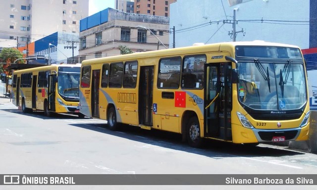 TCGL - Transportes Coletivos Grande Londrina 3327 na cidade de Londrina, Paraná, Brasil, por Silvano Barboza da Silva. ID da foto: 6447200.