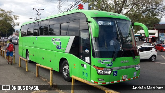 TRACOPA - Transportes Costarricenses Panameños 112 na cidade de Costa Rica, Mato Grosso do Sul, Brasil, por Andrés Martínez Rodríguez. ID da foto: 6445431.