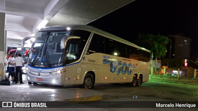 BR-500 Viagens e Turismo RJ 843.001 na cidade de Governador Valadares, Minas Gerais, Brasil, por Marcelo Henrique. ID da foto: 6447091.