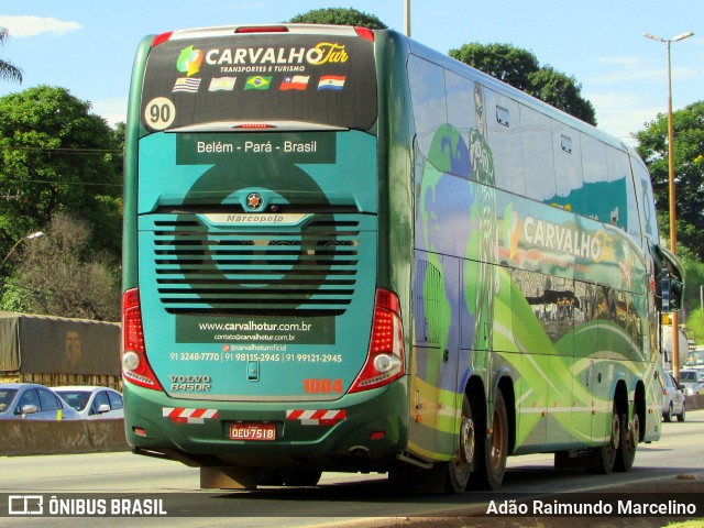 Carvalho Tur Transportes e Turismo 1004 na cidade de Belo Horizonte, Minas Gerais, Brasil, por Adão Raimundo Marcelino. ID da foto: 6447010.