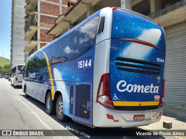 Viação Cometa 15144 na cidade de Aparecida, São Paulo, Brasil, por Vicente de Paulo Alves. ID da foto: 6445476.