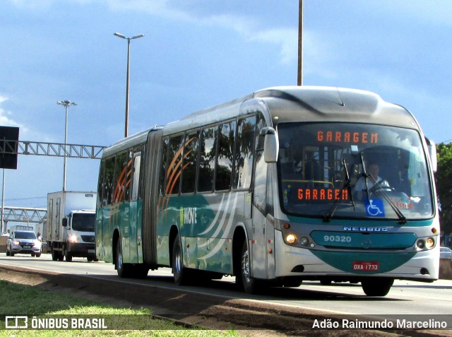 Saritur - Santa Rita Transporte Urbano e Rodoviário 90320 na cidade de Belo Horizonte, Minas Gerais, Brasil, por Adão Raimundo Marcelino. ID da foto: 6446884.