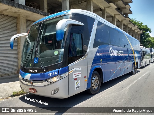 Viação Cometa 15144 na cidade de Aparecida, São Paulo, Brasil, por Vicente de Paulo Alves. ID da foto: 6445475.