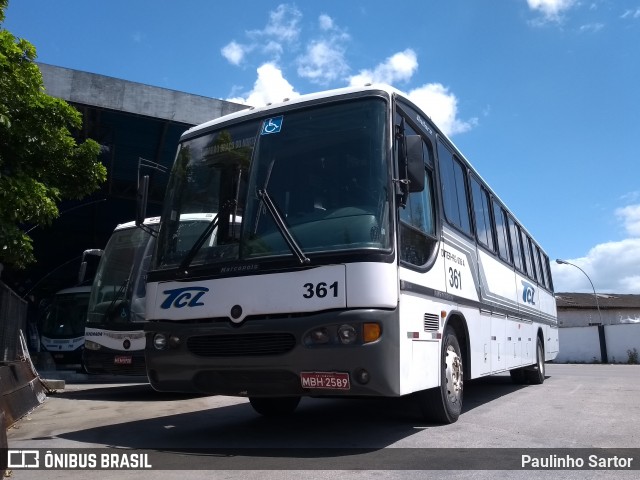 TCL - Transportes Capivari Ltda 361 na cidade de Tubarão, Santa Catarina, Brasil, por Paulinho Sartor. ID da foto: 6446380.