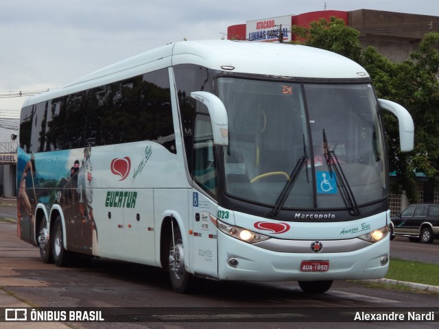 Eucatur - Empresa União Cascavel de Transportes e Turismo 4723 na cidade de Cascavel, Paraná, Brasil, por Alexandre Rodrigo. ID da foto: 6447910.