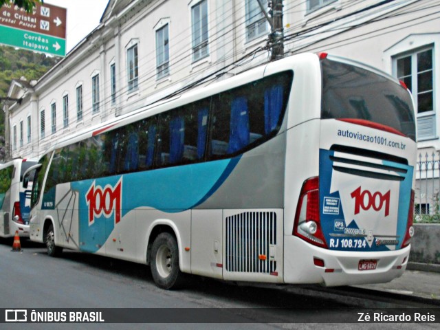 Auto Viação 1001 RJ 108.724 na cidade de Petrópolis, Rio de Janeiro, Brasil, por Zé Ricardo Reis. ID da foto: 6448090.