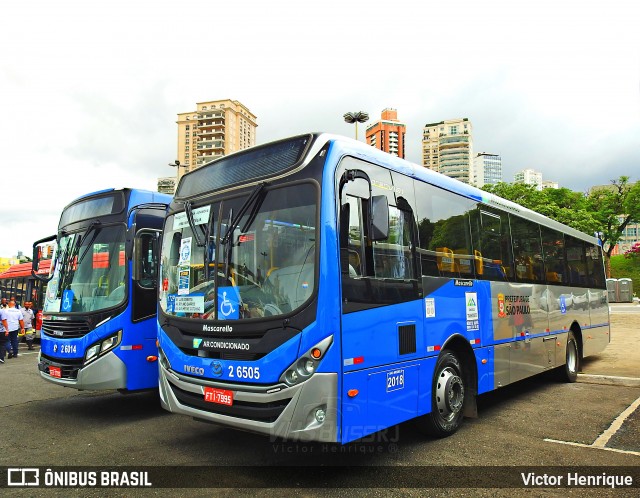 Transcooper > Norte Buss 2 6505 na cidade de São Paulo, São Paulo, Brasil, por Victor Henrique. Número da foto: #6449129.