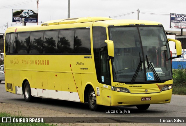 Viação Itapemirim 45807 na cidade de Recife, Pernambuco, Brasil, por Lucas Silva. Número da foto: #6447461.