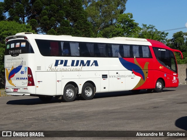 Pluma Conforto e Turismo 7245 na cidade de Passo Fundo, Rio Grande do Sul, Brasil, por Alexandre M.  Sanches. ID da foto: 6403828.