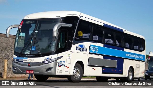 Auto Viação Bragança 18.033 na cidade de São Paulo, São Paulo, Brasil, por Cristiano Soares da Silva. Número da foto: #6403293.
