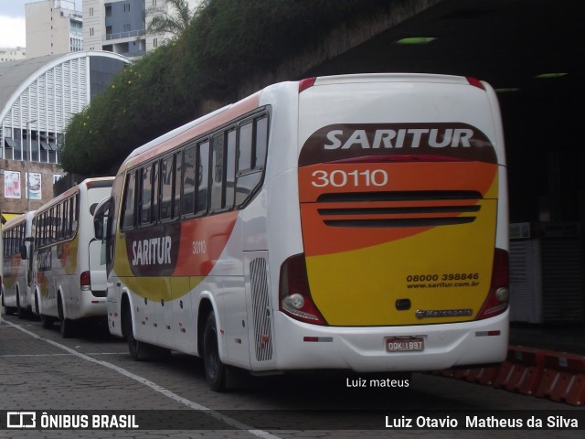 Saritur - Santa Rita Transporte Urbano e Rodoviário 30110 na cidade de Belo Horizonte, Minas Gerais, Brasil, por Luiz Otavio Matheus da Silva. Número da foto: #6402779.
