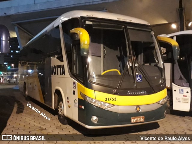 Viação Motta 31753 na cidade de Belo Horizonte, Minas Gerais, Brasil, por Vicente de Paulo Alves. ID da foto: 6401222.