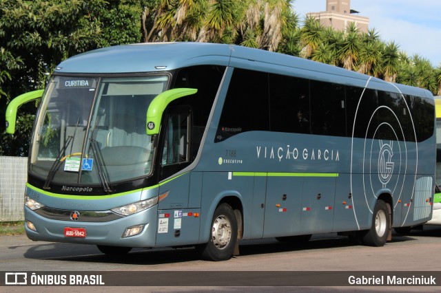 Viação Garcia 7188 na cidade de Curitiba, Paraná, Brasil, por Gabriel Marciniuk. Número da foto: #6403991.