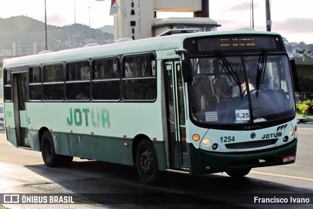 Jotur - Auto Ônibus e Turismo Josefense 1254 na cidade de Florianópolis, Santa Catarina, Brasil, por Francisco Ivano. Número da foto: #6401569.