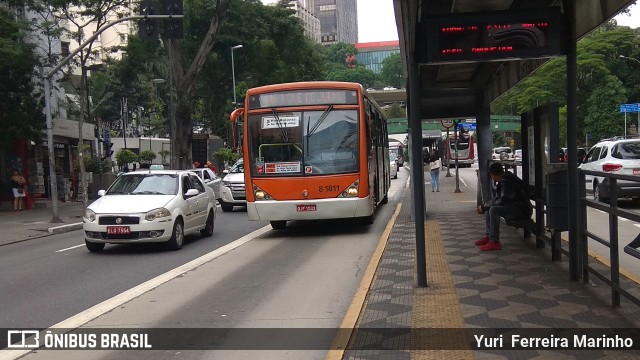 TRANSPPASS - Transporte de Passageiros 8 1811 na cidade de São Paulo, São Paulo, Brasil, por Yuri Ferreira Marinho. ID da foto: 6401409.