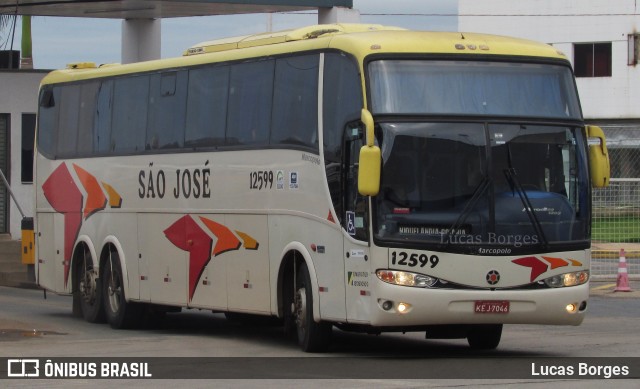 Expresso São José do Tocantins 12599 na cidade de Goiânia, Goiás, Brasil, por Lucas Borges . Número da foto: #6404263.