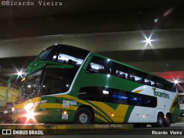 Tocantins Transportes e Turismo 3061 na cidade de Anápolis, Goiás, Brasil, por Ricardo Vieira. ID da foto: 6402493.