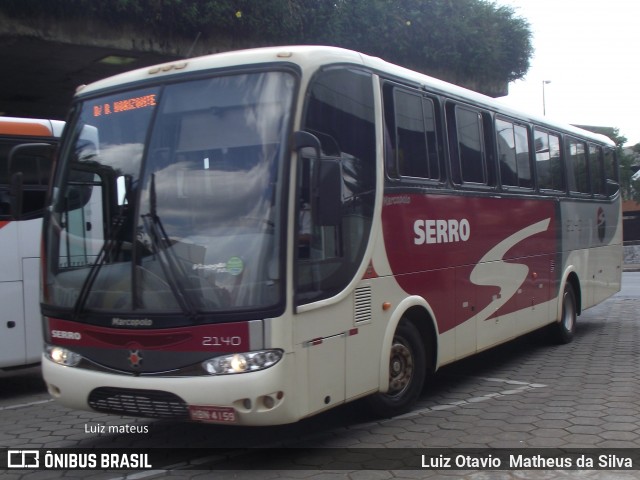 Viação Serro 2140 na cidade de Belo Horizonte, Minas Gerais, Brasil, por Luiz Otavio Matheus da Silva. Número da foto: #6402783.