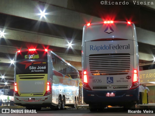 Rápido Federal 11726 na cidade de Anápolis, Goiás, Brasil, por Ricardo Vieira. ID da foto: 6402428.