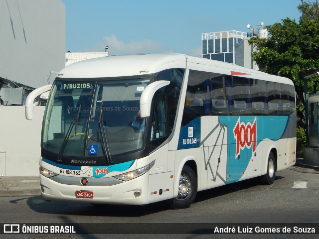 Auto Viação 1001 RJ 108.365 na cidade de Rio de Janeiro, Rio de Janeiro, Brasil, por André Luiz Gomes de Souza. Número da foto: #6403053.