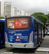 Radial Transporte Coletivo 41.666 na cidade de São Paulo, São Paulo, Brasil, por Felipe Goncalves do Vale. ID da foto: :id.