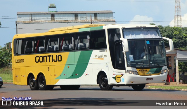 Empresa Gontijo de Transportes 12060 na cidade de Foz do Iguaçu, Paraná, Brasil, por Ewerton Perin. ID da foto: 6451043.