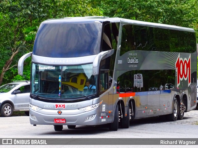 Auto Viação 1001 218301 na cidade de Nova Friburgo, Rio de Janeiro, Brasil, por Richard Wagner. Número da foto: #6450249.