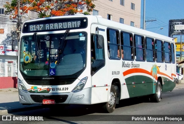 Viação Montes Brancos RJ 196.039 na cidade de Brasil, por Patrick Moyses Proença. Número da foto: #6449567.
