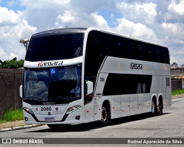 Kaissara - Viação Caiçara 2080 na cidade de São Paulo, São Paulo, Brasil, por Rudnei Aparecido da Silva. Número da foto: #6449681.