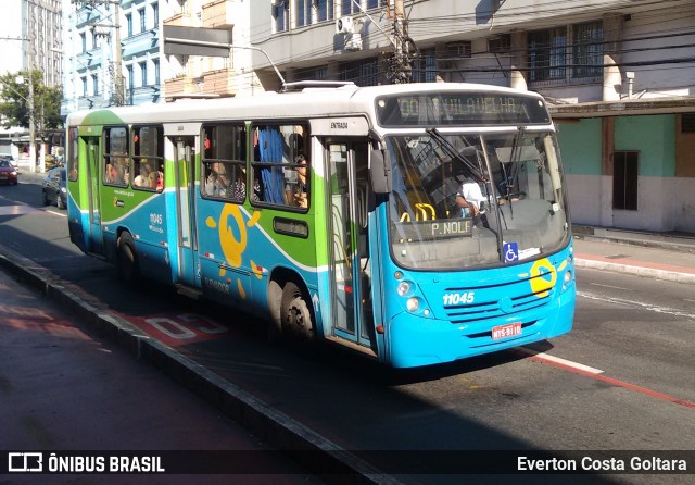 Metropolitana Transportes e Serviços 11045 na cidade de Vitória, Espírito Santo, Brasil, por Everton Costa Goltara. Número da foto: #6449330.