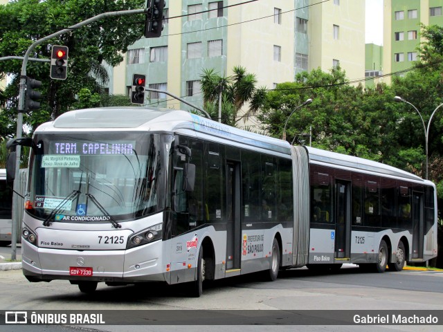 Viação Campo Belo 7 2125 na cidade de São Paulo, São Paulo, Brasil, por Gabriel Machado. ID da foto: 6449637.