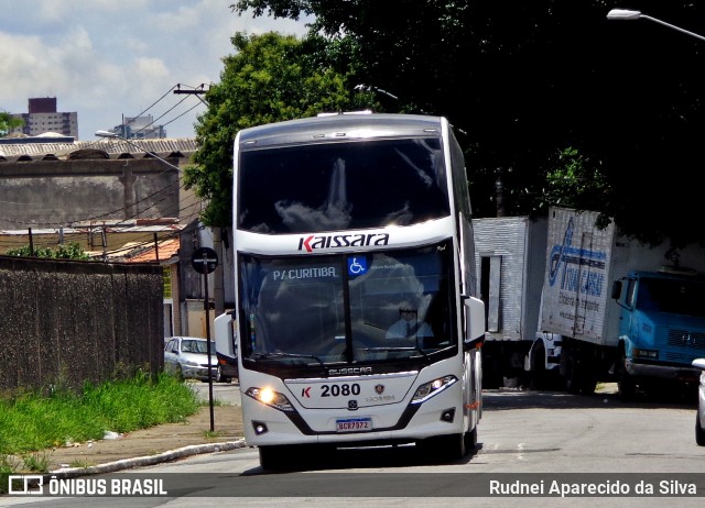 Kaissara - Viação Caiçara 2080 na cidade de São Paulo, São Paulo, Brasil, por Rudnei Aparecido da Silva. Número da foto: #6449701.
