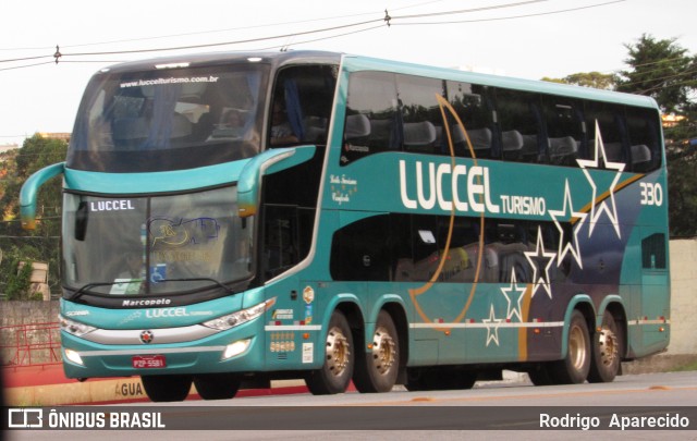 Luccel Transporte e Turismo 330 na cidade de Conselheiro Lafaiete, Minas Gerais, Brasil, por Rodrigo  Aparecido. Número da foto: #6451188.
