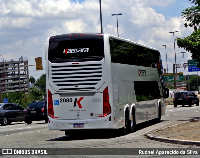 Kaissara - Viação Caiçara 2080 na cidade de São Paulo, São Paulo, Brasil, por Rudnei Aparecido da Silva. ID da foto: 6449694.