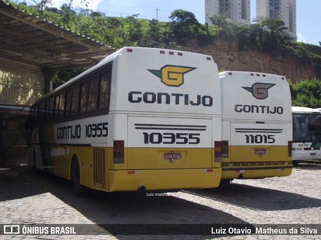 Empresa Gontijo de Transportes 10355 na cidade de Belo Horizonte, Minas Gerais, Brasil, por Luiz Otavio Matheus da Silva. ID da foto: 6450156.